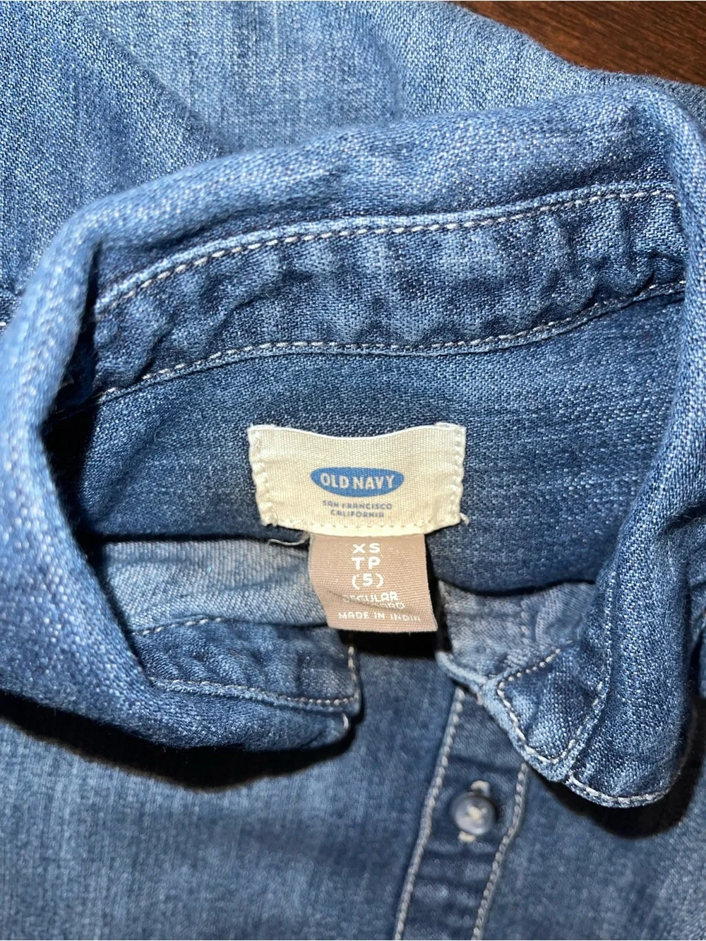 Old Navy Denim Shirt Dress - Blue